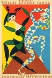 Jerzy Srokowski, Nat. Polish Dance Group, 1957, poster