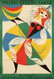 Jerzy Srokowski, Nat. Polish Dance Group, 1957, poster
