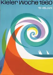 Walter Breker, Kieler Woche, 1960, poster