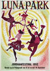 Theo Kurpershoek, Lunapark, 1952, poster