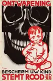 Albert Funke Küpper, SDAP Bescherm uw kind Stemt Rood, poster
