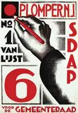 Meijer Bleekrode, SDAP Lijst 6 voor de Gemeenteraad, poster