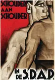Meijer Bleekrode, Schouder aan Schouder in de S.D.A.P., 1930, poster