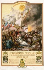 Cornelis Jetses, Nederland Bevrijd, 1945, poster