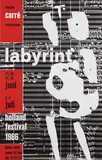 Dick Ellfers, holland festival labyrint, 1966, poster