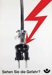 Herbert W. Kapitzki, Sehen Sie die Gefahr?, poster