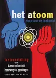 Jacques Nathan-Garamound, tentoonstelling het atoom groningen, 1957, poster