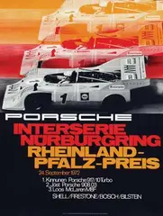 Erich Strenger, Porsche Interserie Nürburgring, 1972, poster