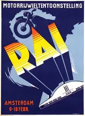 M. Dubbelman, RAI Motorrijwieltentoonstelling, poster