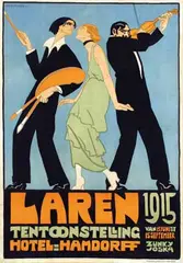 Jan Willem Sluiter, Laren Tentoonstelling, 1915, poster