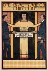 Openbare Arbeids Bemiddeling by Christiaan J.J. Lebeau, 1928, poster, sold Dec 2009