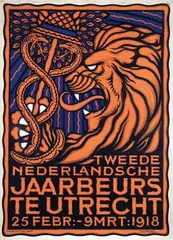 W. Cordel, Tweede Nederlandsche Jaarbeurs te Utrecht, 1918, poster