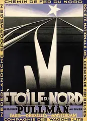 Cassandre, Étoile du Nord, 1927, poster