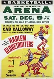 Basketball New Haven Arena Harlem Globetrotters by illegible signature, poster, sold Dec 2009