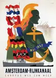 Eppo Doeve, Amsterdam-Rijnkanaal, 1952, poster