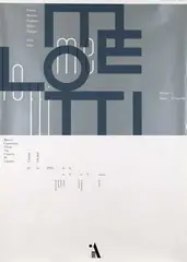 Bruno Monguzzi, Melotti, 1990, poster