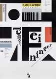Bruno Monguzzi, Silografie Lyonel Feiniger, 1991, poster