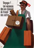 Pierre Gauchat, Vouagez! Suisse, 1940, poster