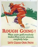 Willard F. Elmes, Rough Going!, 1929, poster