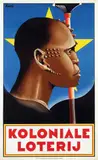 Kerels, Koloniale Loterij, poster