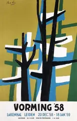 Aart Roos, Vorming, 1958, poster