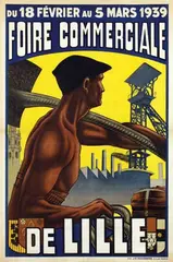 A. Dequene, Foire Commerciale de Lille, poster