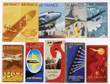 Various Artists, A collection of 12 Air France brochures