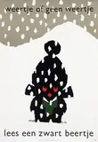 Bruna Dick, lees een zwart beertje weertje of geen weertje, 1963, poster