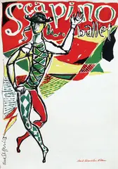 Ellfers Dick, Scapino ballet, 1953, poster
