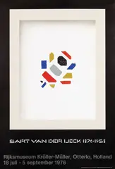 Bart van der Leck Kröller-Müller Otterlo by Brattinga Pieter, 1976, poster, sold Jun 2009