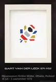 Brattinga Pieter, Bart van der Leck Kröller-Müller Otterlo, 1976, poster