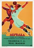 Formo, Mestalla Valencia F.C. Real Madrid, 1931, poster