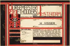 Klijn Albert, Burgemeester en Wethouders van Amsterdam, 1929, poster