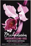 Mettes Frans, Orchideeën Tentoonstelling, 1950, poster