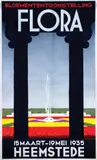 Drost Fré, Bloemententoonstelling Flora Heemstede, 1935, poster