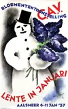 Drost Fré, Bloemententoonstelling C.A.V. Aalsmeer, 1936, poster