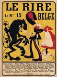 Roubille August, Le Rire Belge, poster