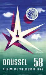 Roeck Lucien de, Brüssel, 1958, poster