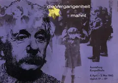 Atelier Tres design, Ausstellung die Vergangenheit mahnt, 1960, poster