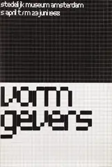 Crouwel Wim, vormgevers, 1968, poster