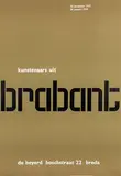 Crouwel Wim, kunstenaars uit brabant, 1957, poster
