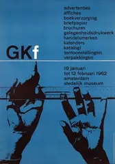 GKf by Crouwel Wim, 1962, poster, sold Jun 2009