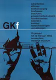 Crouwel Wim, GKf, 1962, poster