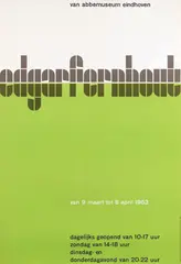 Crouwel Wim, edgar fernhout, 1963, poster