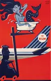 Wright Mitchell, KLM, poster