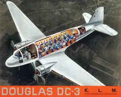 Walther Jean, KLM Douglas DC-3, 1938, poster