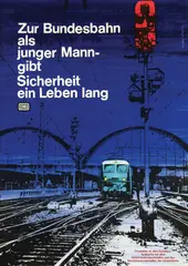 Schmandt Hans, Deutsche Bundesbahn, 1960, poster