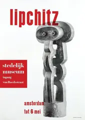 Sandberg Willem, Lipchitz stedelijk museum amsterdam, 1958, poster