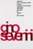 Wissing Benno, gino severini, 1963, poster