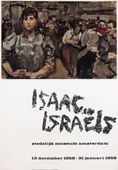 Sandberg Willem, Isaac Israels (De Koffiepiksters), 1959, poster